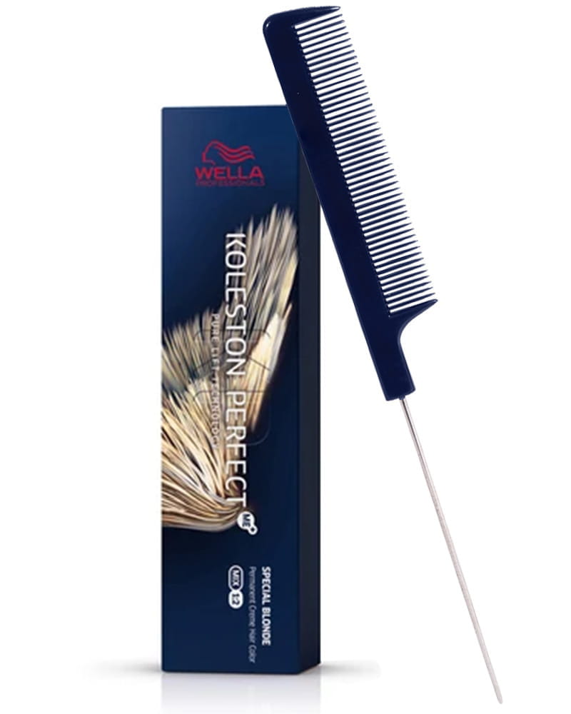 Koleston Perfect ME+ 12/89 Special Blonde/Pearl Cendre Hair Color 2oz + Pin Tail Comb