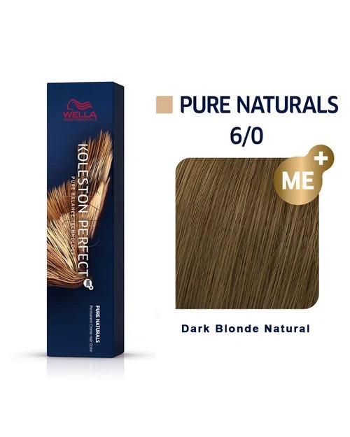 Pin Tail Comb + Koleston Perfect ME+ 6/0 Dark Blonde/Natural Hair Color 2oz