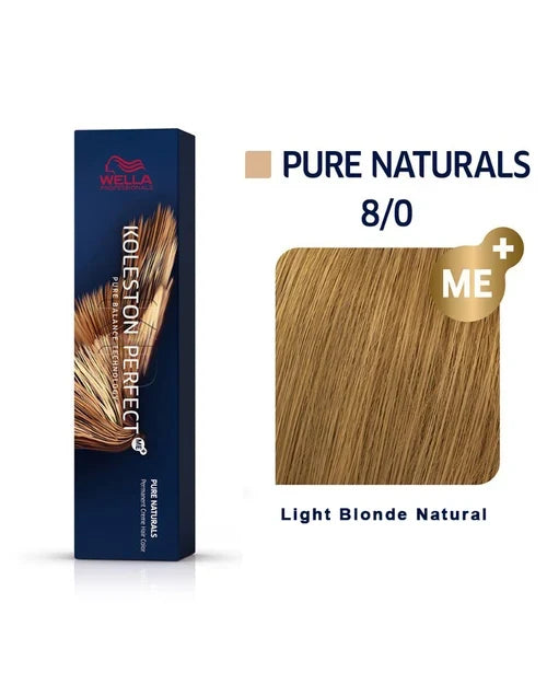 Pin Tail Comb + Koleston Perfect ME+ 8/0 Light Blonde/Natural Hair Color 2oz